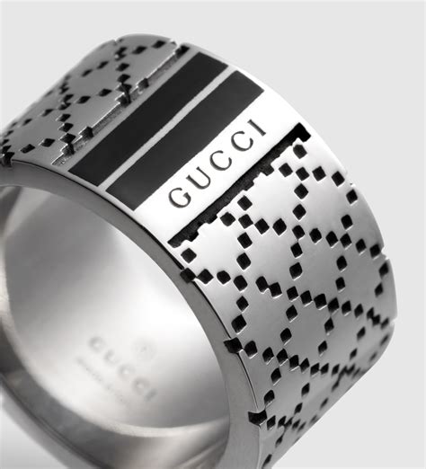 mens gucci jewellery sale|Gucci siver irng men.